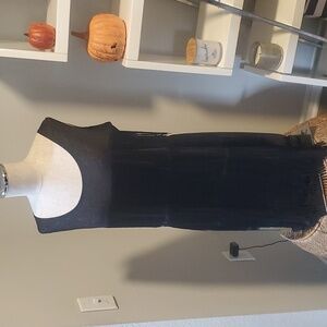 Leadtex Black Costume flapper Dress, Size XL